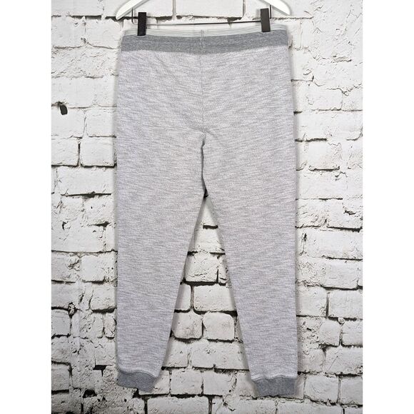 AMERICAN EAGLE Athleisure Heathered Gray Joggers Comfy Cozy Drawstring Large - Picture 4 of 6